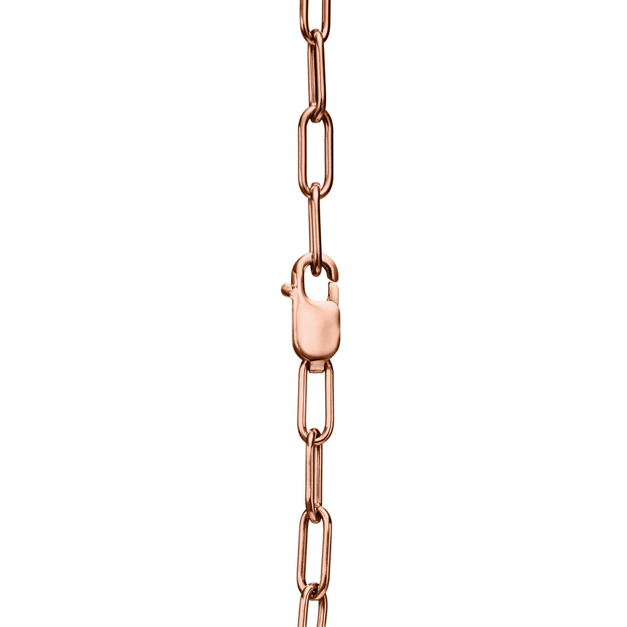 Tiffany Lock:Small Pendant in Rose Gold with Pink Sapphires image number 3