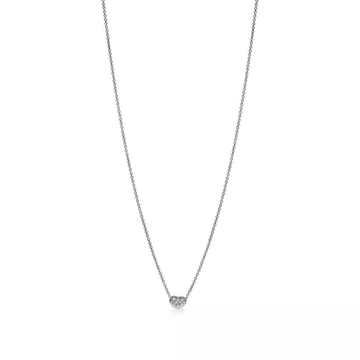 Pendente in platino con diamanti