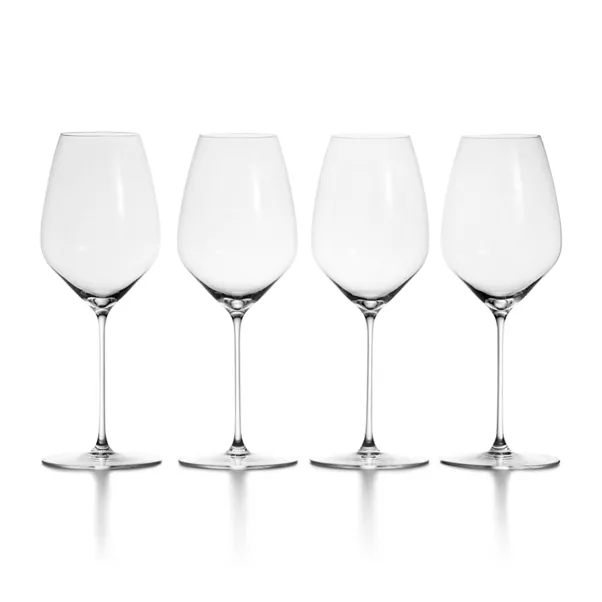 Riesling Wine Glass in Crystal Glass, Set of Four