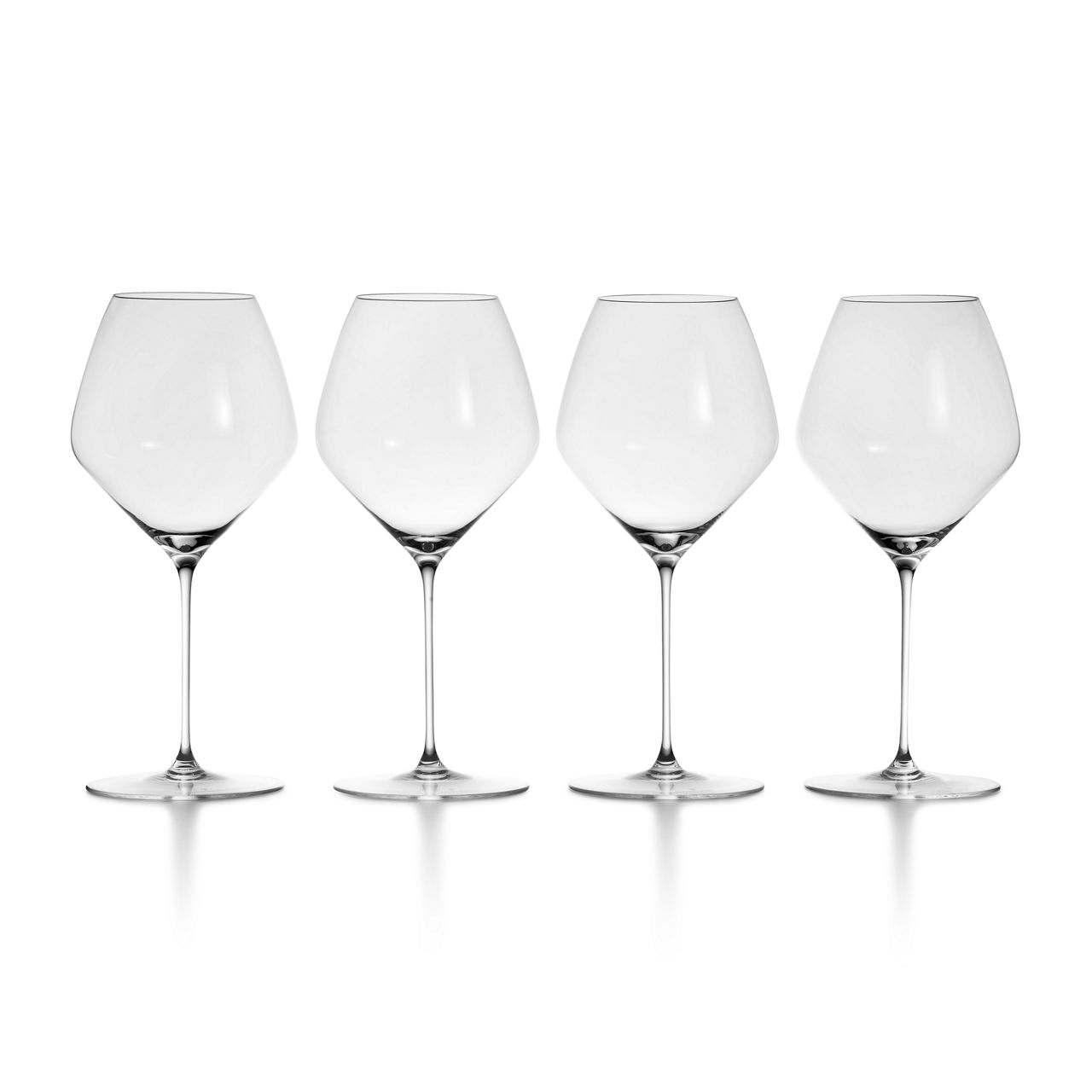 Tiffany Connoisseur:Pinot Noir Wine Glass in Crystal Glass, Set of Four image number 0