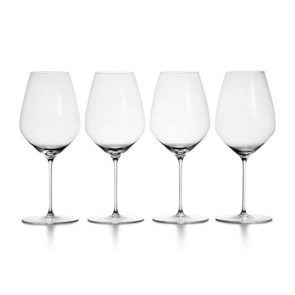 Tiffany Connoisseur:Syrah-Weinglas aus Kristallglas, 4er-Set