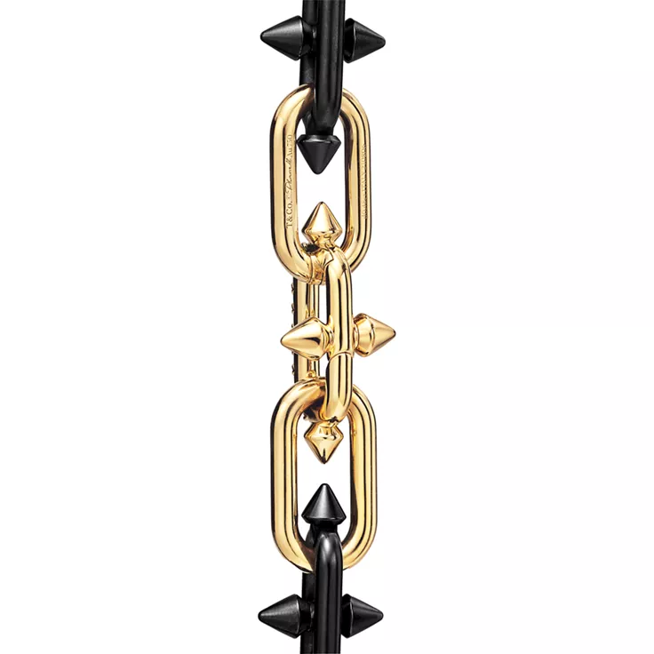 Tiffany Titan by Pharrell Williams:Necklace in Titanium, Gold and Diamonds, 4