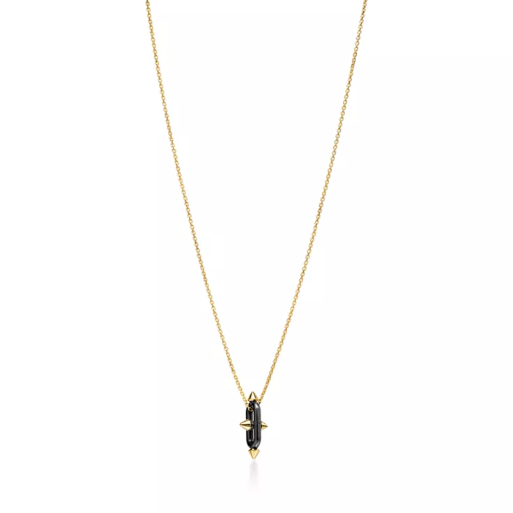 Tiffany Titan by Pharrell Williams:Pendant in Titanium and Yellow Gold, 11