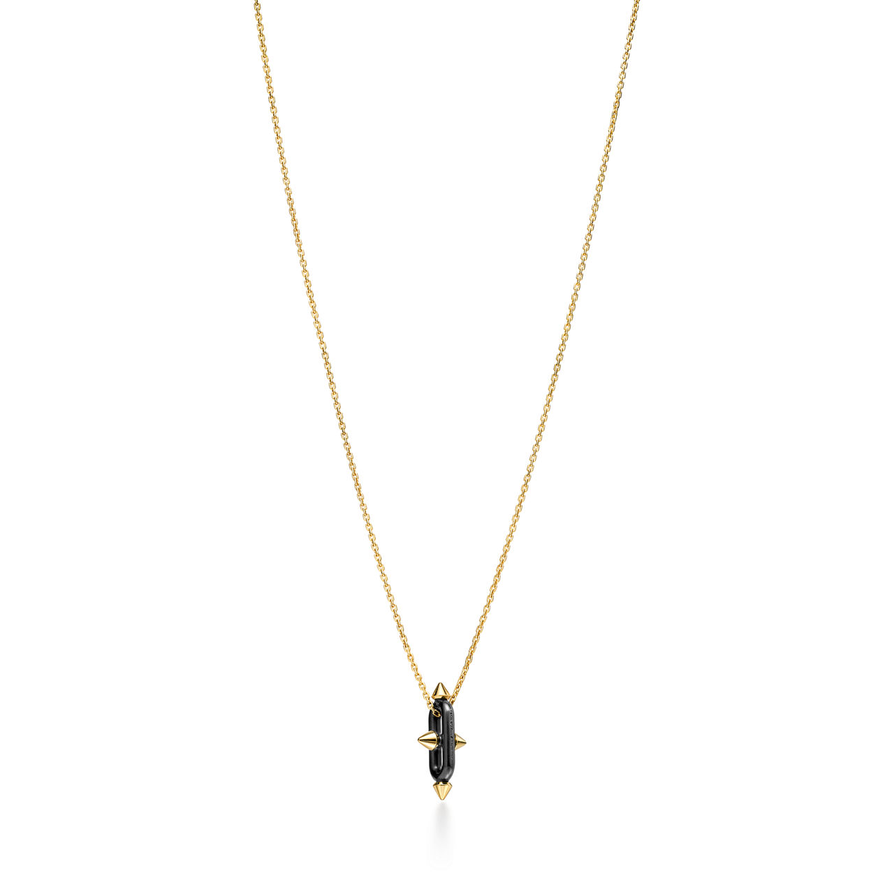 Tiffany Titan by Pharrell Williams:Pendant in Titanium and Yellow Gold image number 7