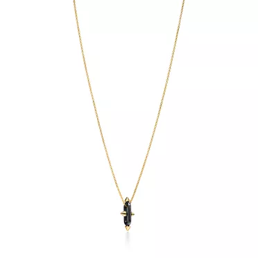 Tiffany Titan by Pharrell Williams:Pendant in Titanium and Yellow Gold, 7