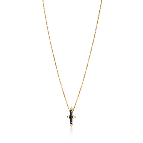 Tiffany Titan by Pharrell Williams:Pendant in Titanium and Yellow Gold