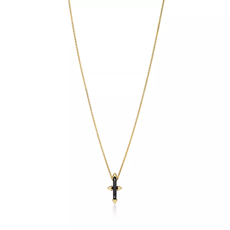Tiffany Titan by Pharrell Williams:Pendant in Titanium and Yellow Gold, 1