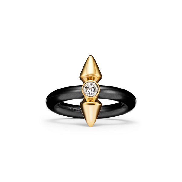 Tiffany Titan by Pharrell Williams:Ring in Titan und Gold mit Diamant