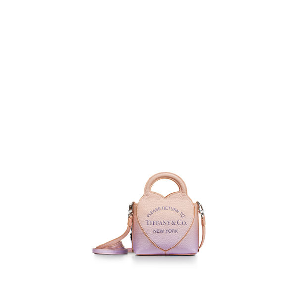 Return to Tiffany®:Micro Tote in Infinity Morganite Leather