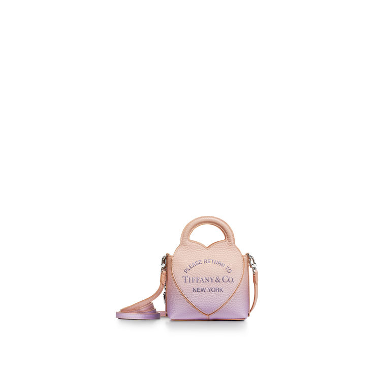 Return to Tiffany®:Micro Tote in Infinity Morganite Leather image number 1