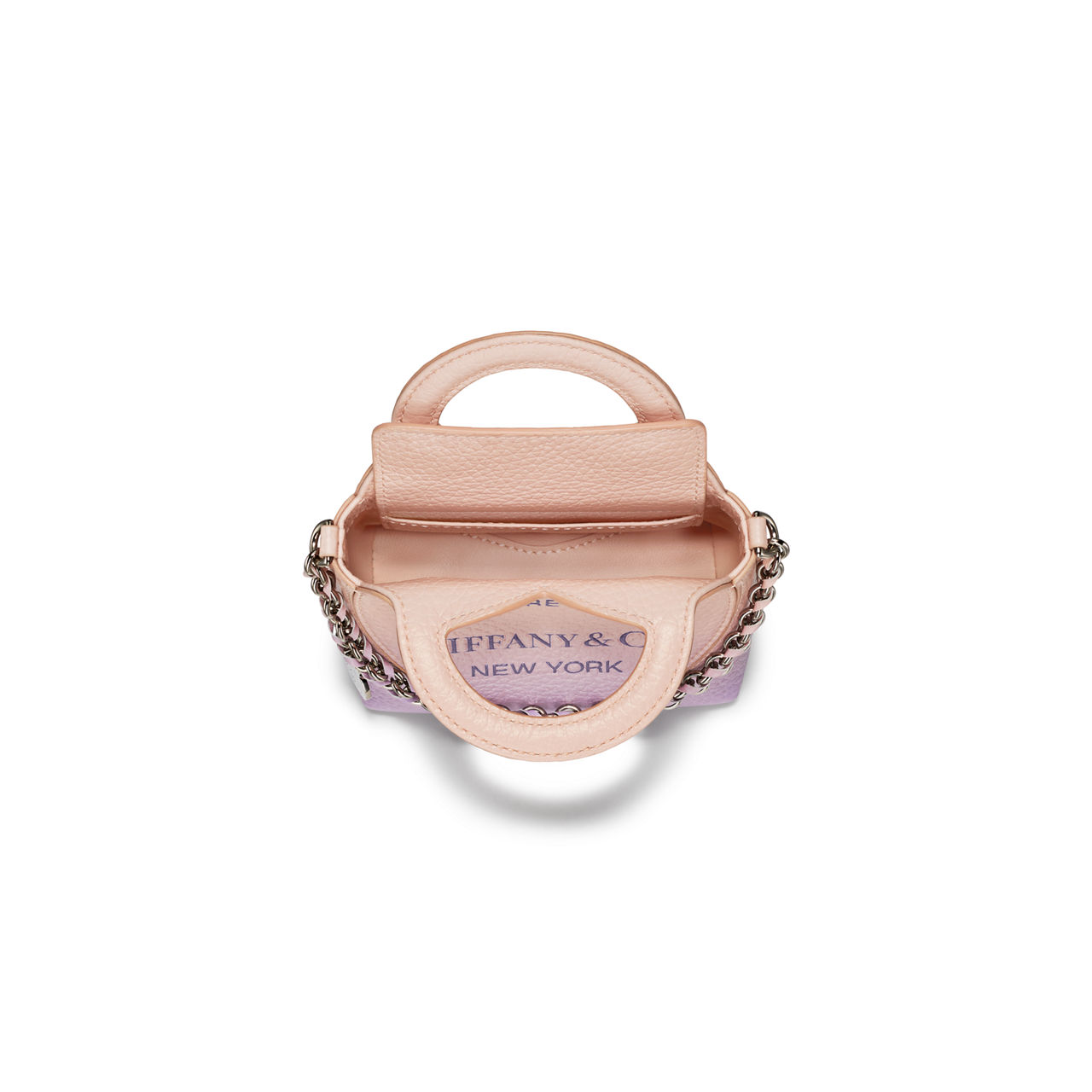 Return to Tiffany®:Micro Tote in Infinity Morganite Leather image number 2