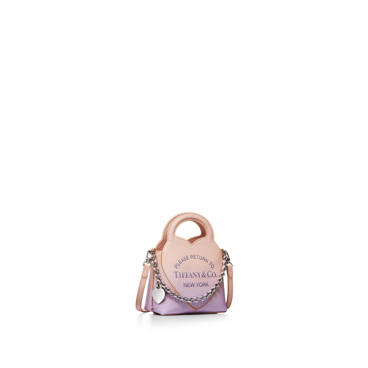 Return to Tiffany®:Micro Tote in Infinity Morganite Leather image number 3