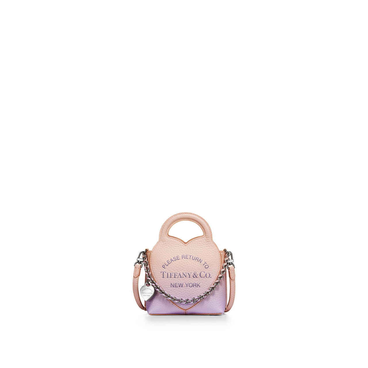 Return to Tiffany®:Micro Tote in Infinity Morganite Leather image number 0