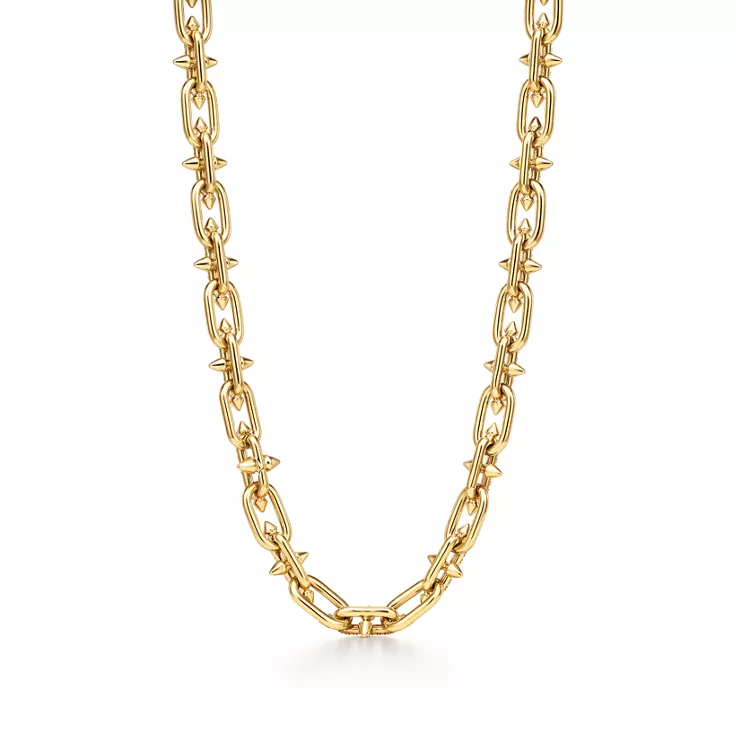 Tiffany Titan by Pharrell Williams:Necklace in Yellow Gold with Diamonds, 11
