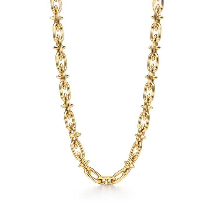 Tiffany Titan by Pharrell Williams:Halskette in Gelbgold mit Diamanten Bildnummer 11