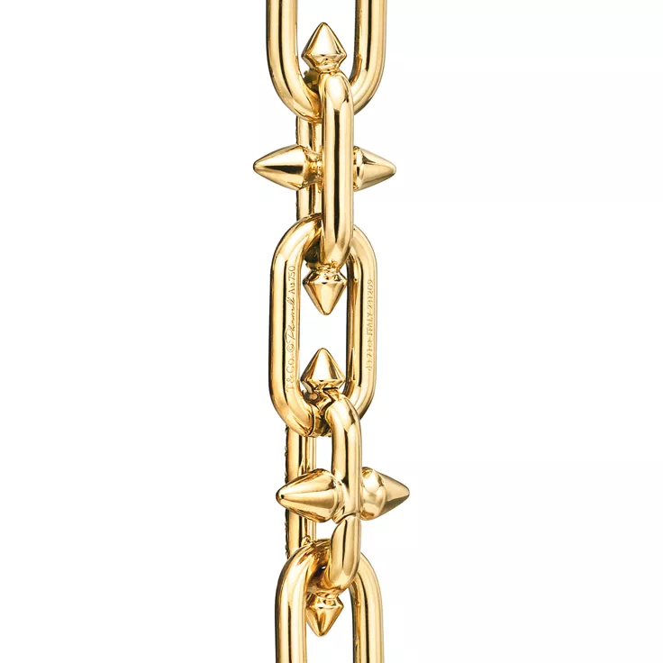Tiffany Titan by Pharrell Williams:Necklace in Yellow Gold with Diamonds, 12