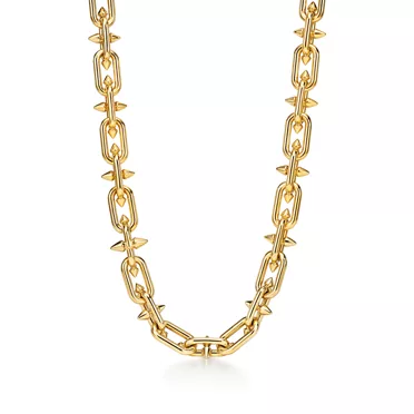 Tiffany Titan by Pharrell Williams:Clasp Necklace in Gold with Diamonds, 6