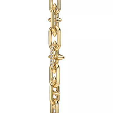 Tiffany Titan by Pharrell Williams:Clasp Necklace in Gold with Diamonds, 7