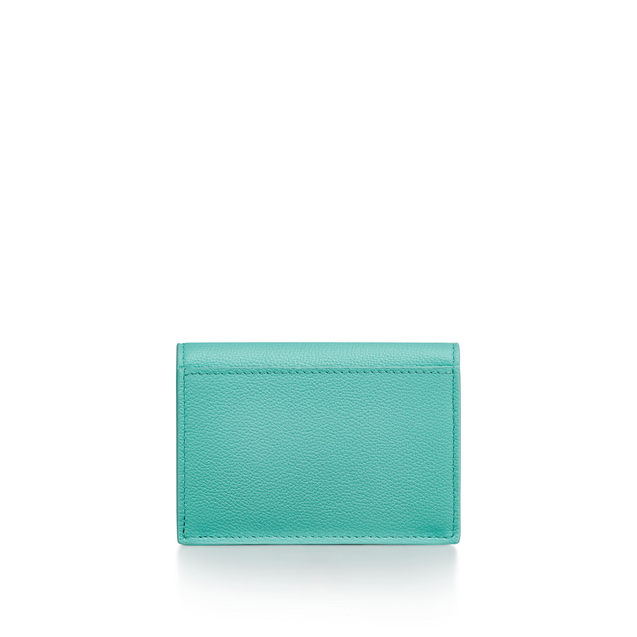 Tiffany T:Deco Flap Card Holder in Tiffany Blue® Leather image number 3