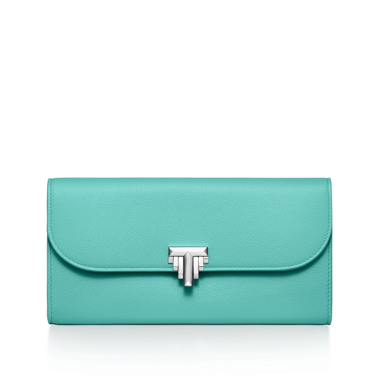 Tiffany T:Deco Portemonnaie im europäischen Stil aus Leder in Tiffany Blue® Bildnummer 0