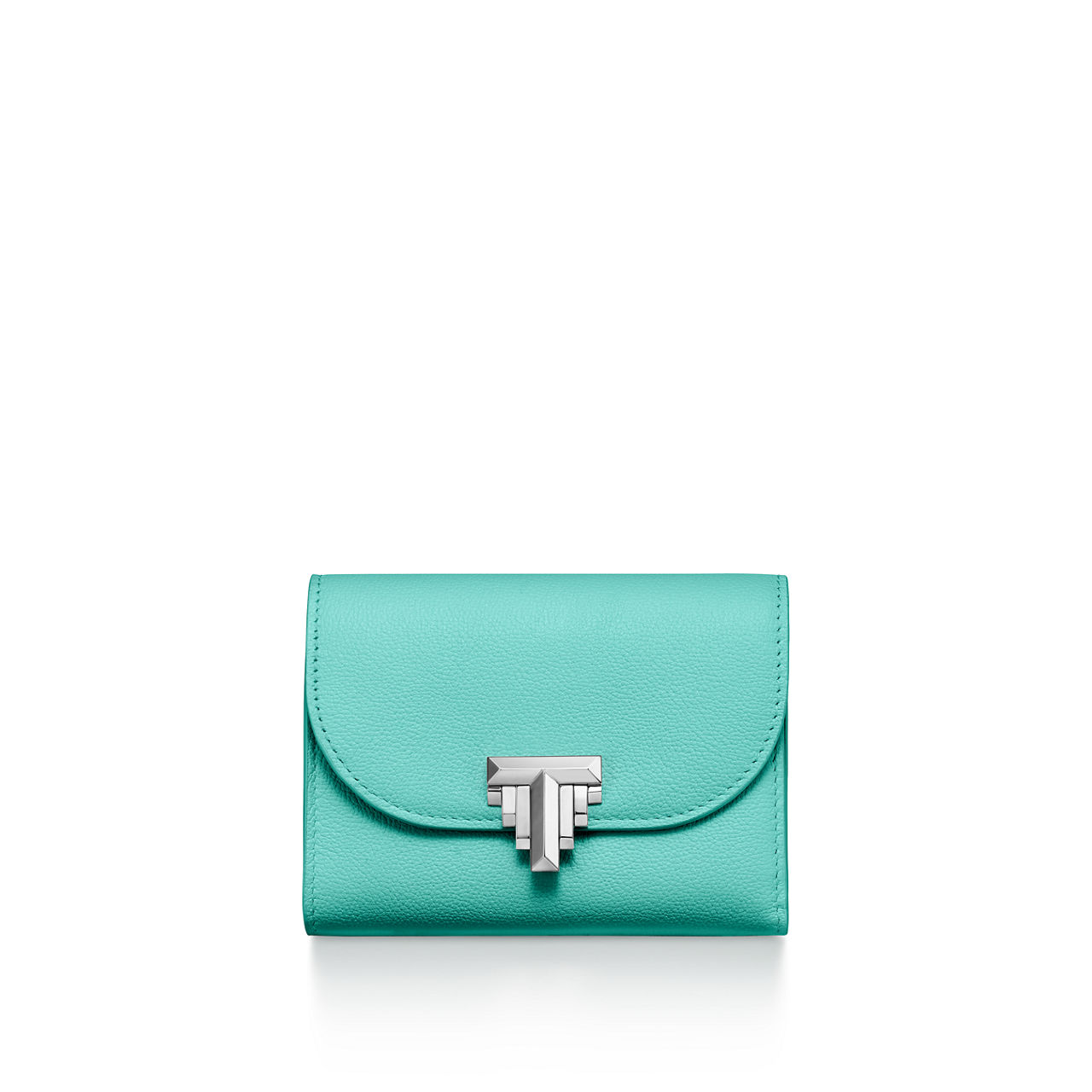 Tiffany T:Deco Small Wallet in Tiffany Blue® Leather image number 0