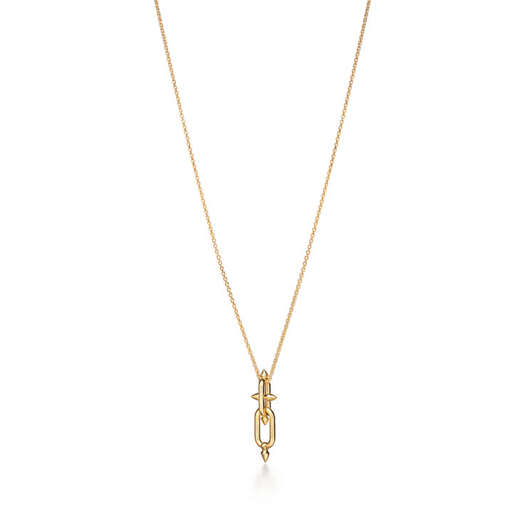 Tiffany Titan by Pharrell Williams:Pendant in Yellow Gold with Diamonds image number 4