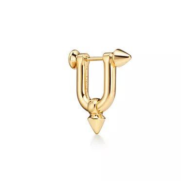 Tiffany Titan by Pharrell Williams:Pendientes medianos de oro con diamantes, 7