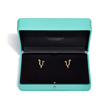 Tiffany Titan by Pharrell Williams:Pendientes medianos de oro con diamantes, 6