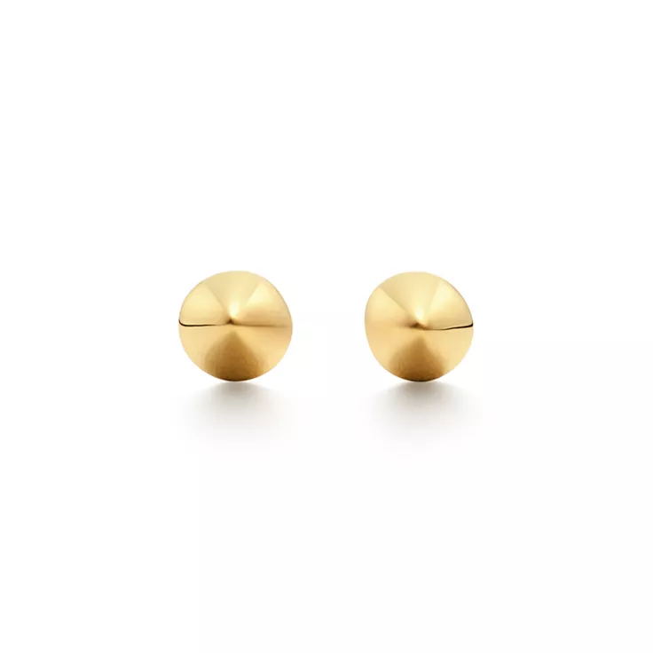 Tiffany Titan by Pharrell Williams:Small Earrings in Gold with Diamonds, 13