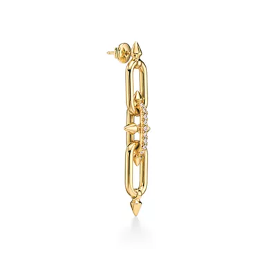 Tiffany Titan by Pharrell Williams:Earrings in Yellow Gold with Diamonds, 2