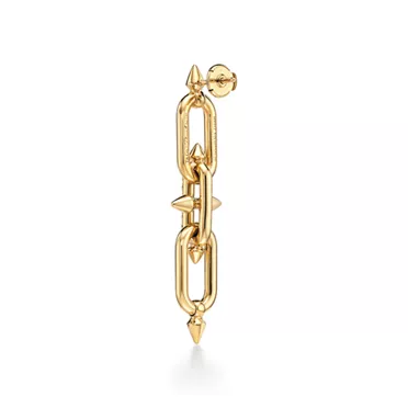 Tiffany Titan by Pharrell Williams:Earrings in Yellow Gold with Diamonds, 3