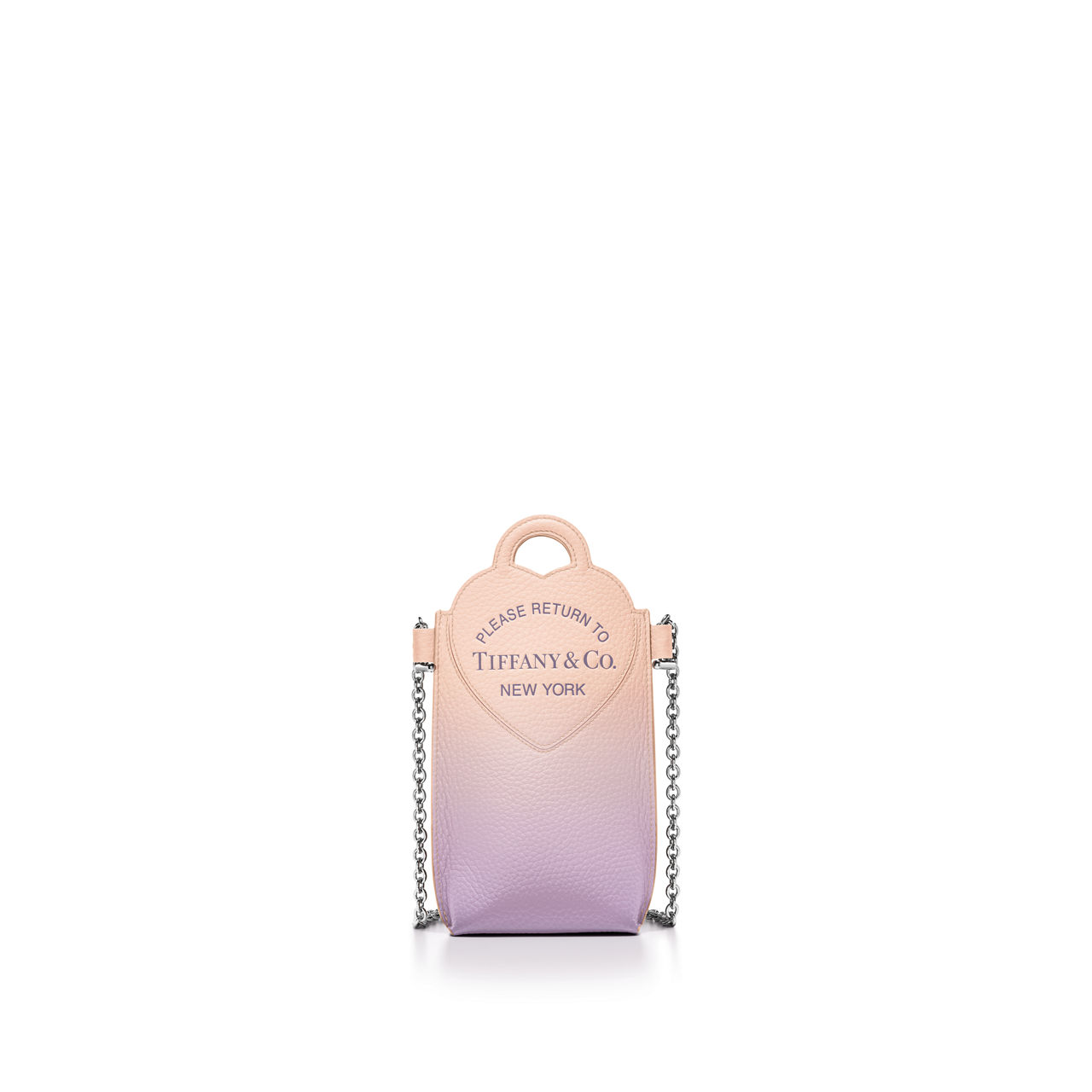 Return to Tiffany™:Crossbody Phone Case in Infinity Morganite Leather image number 0