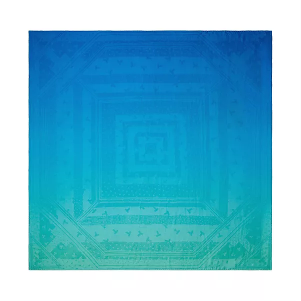 Dancing T Stole in Infinity Blue® Silk