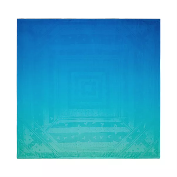 Dancing T Stole in Infinity Blue® Silk