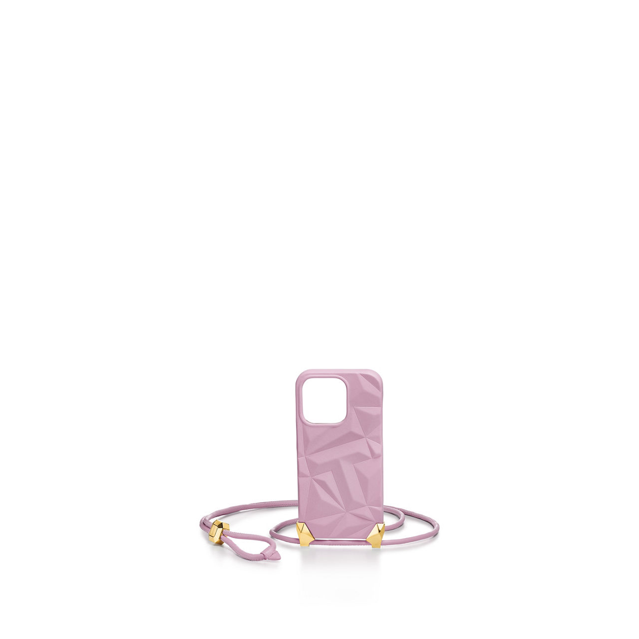 Tiffany Facets:Phone Case in Pink Leather image number 0