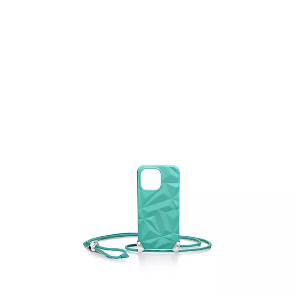 Phone Case in Tiffany Blue® Leather