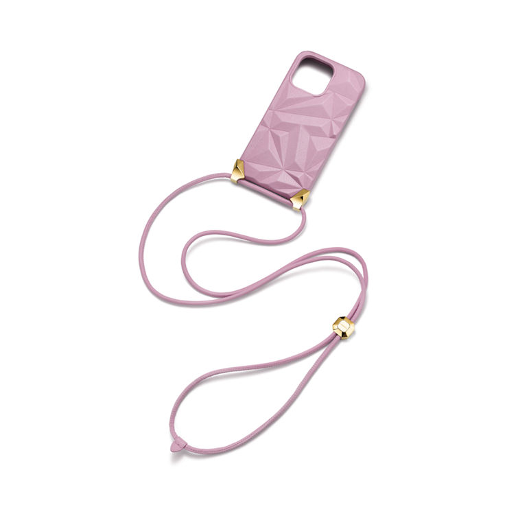 Tiffany Facets:Phone Case in Pink Leather image number 1