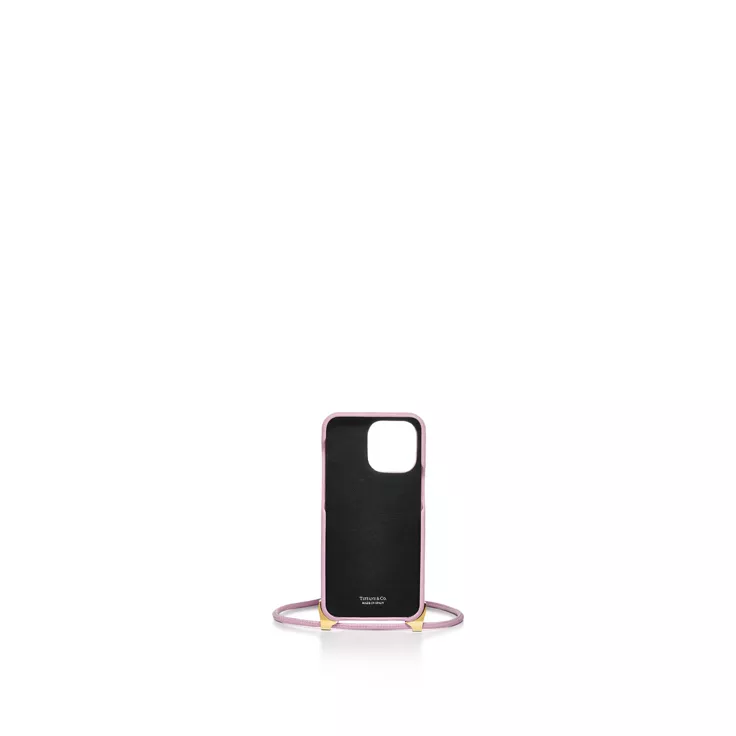 Tiffany Facets:Phone Case in Pink Leather, 2