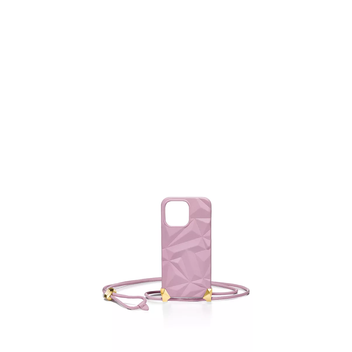 Phone Case in Pink Leather
