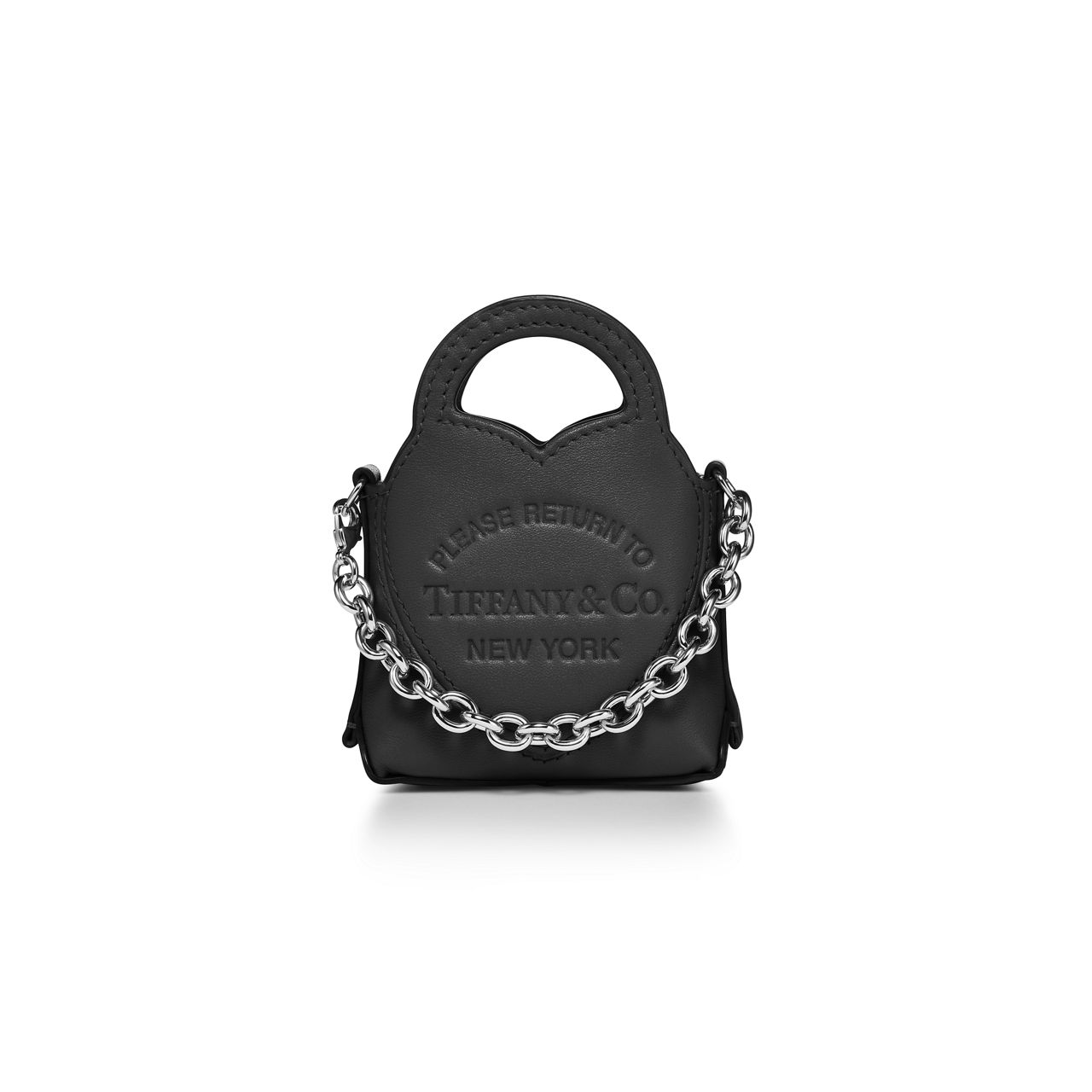 Return to Tiffany™:Nano Tasche Set aus mehrfarbigem Leder mit Schlüsselanhänger Bildnummer 2