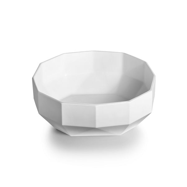 Tiffany Facets:Medium Bowl in Bone China