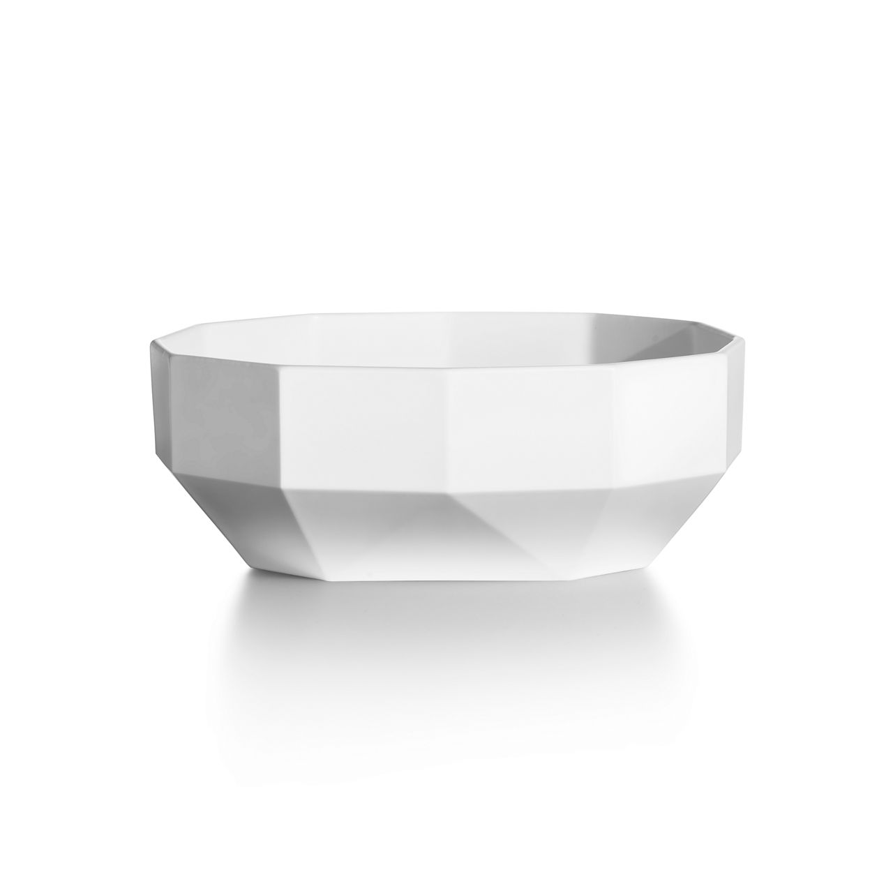 Tiffany Facets:Medium Bowl in Bone China image number 0