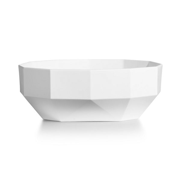 Tiffany Facets:Large Bowl in Bone China