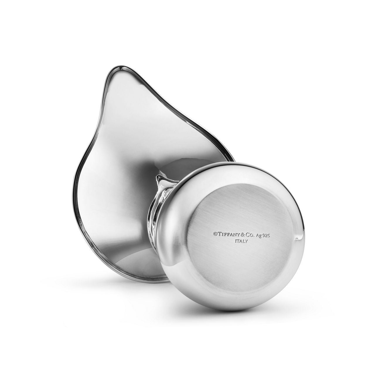 Lilienvase in Sterlingsilber