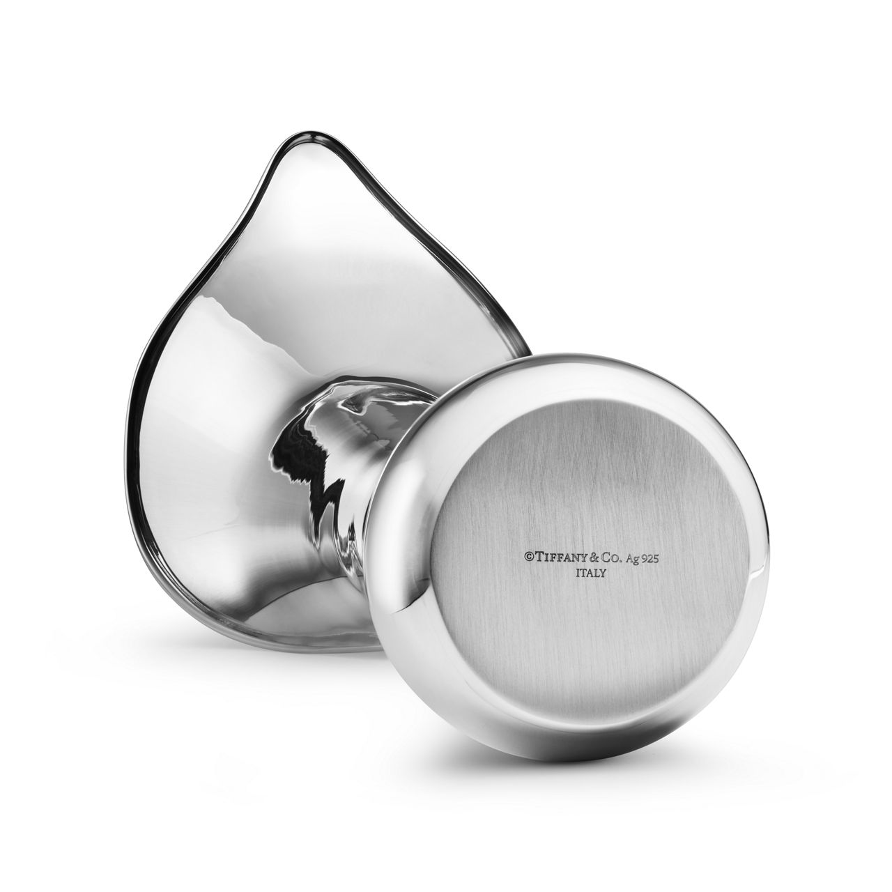 Lilienvase in Sterlingsilber