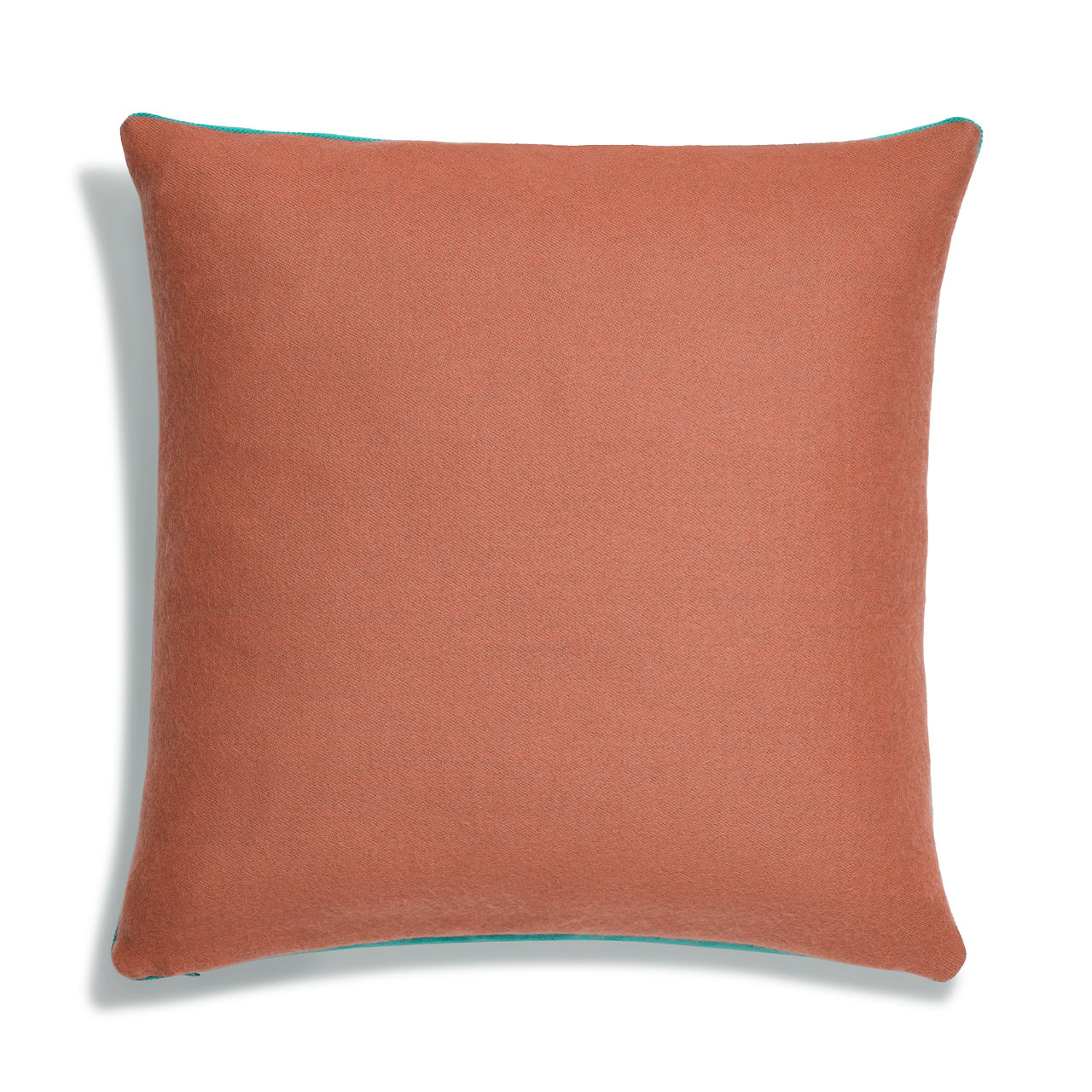 Tiffany Facets:Cushion in Tiffany Blue® and Carnelian Wool image number 2