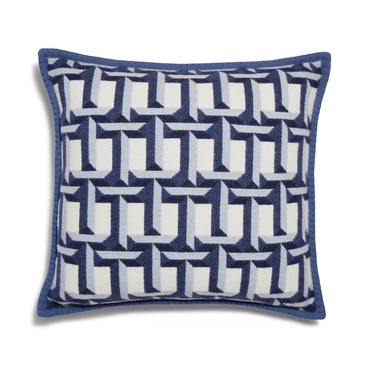 True Cushion in Tanzanite-coloured Wool and Cashmere