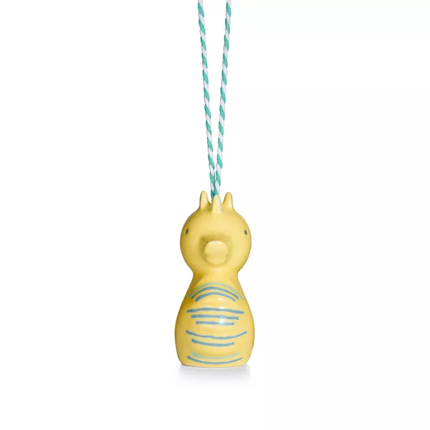 Seahorse Ornament in Multicolored Earthenware