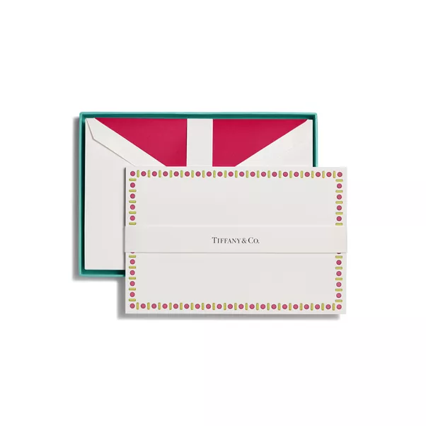 Notecards Set of 12, in Cerise
