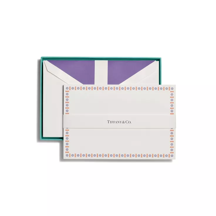 Tiffany Facets:Notecards Set of 12, in Lavender, 1